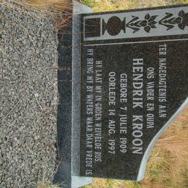 KROON Hendrik 1909-1997