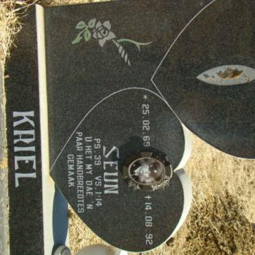 KRIEL Seun 1969-1992