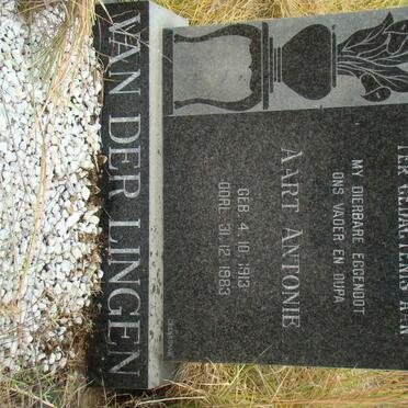 LINGEN Aart Antonie, van der 1913-1983