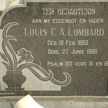 LOMBARD Louis C.A. 1893-1966