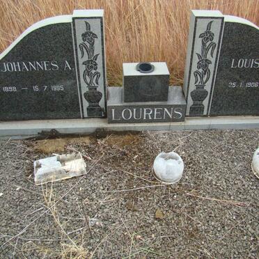 LOURENS Johannes A. 1898-1995 &amp; Louisa P. 1906-1981