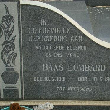 LOMBARD Baas 1931-1967