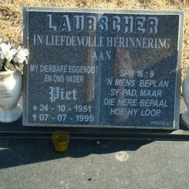 LAUBSCHER Piet 1951-1999