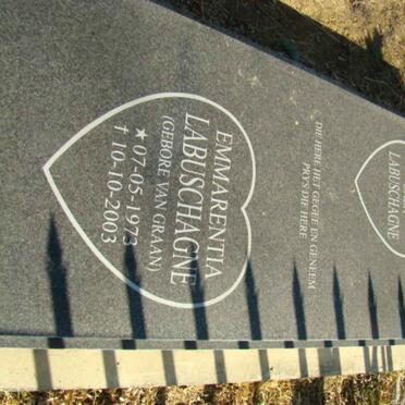 LABUSCHAGNE Emmarentia nee VAN GRAAN 1973-2003 :: LABUSCHAGNE Baba