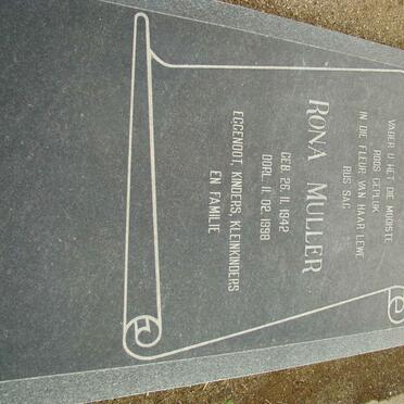 MULLER Rona 1942-1998