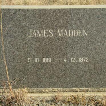 MADDEN James 1881-1972