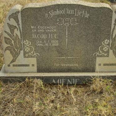 MIENIE Jacob H.C. 1906-1958