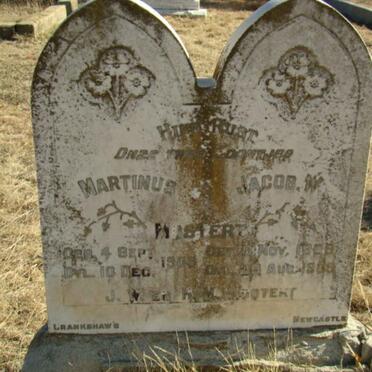 MOSTERT  Martinus 1905-1905 :: MOSTERT Jacob W. 1908-1908