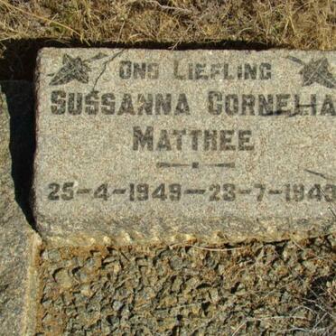 MATTHEE Sussanna Cornelia 1949-1949