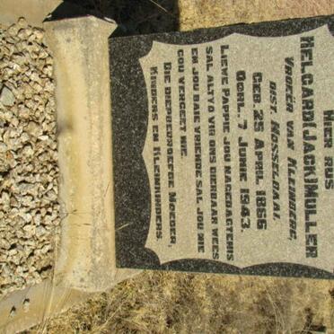 MULLER Helgard 1866-1943