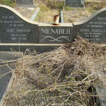 NIENABER Gert Adriaan 1900-1968 &amp; Maria Isabella BREYTENBACH 1897-1976