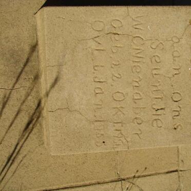 NIENABER W.C. 1954-1955