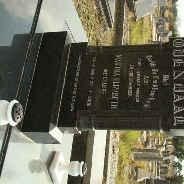 ODENDAAL Martha Elizabeth nee CILLIERS 1918-2006