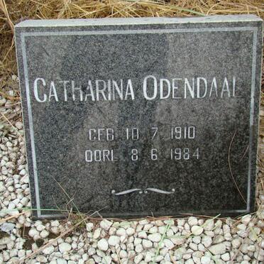 ODENDAAL Catharina 1910-1984