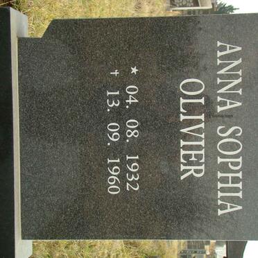 OLIVIER Anna Sophia 1932-1960