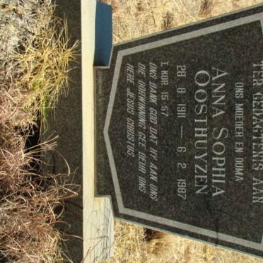 OOSTHUYZEN Anna Sophia 1911-1987