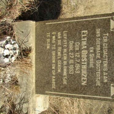 OOSTHUIZEN Eltha 1949-1953