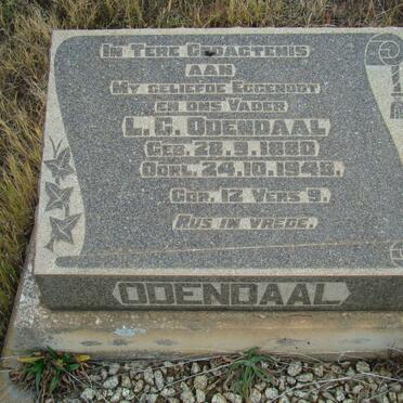 ODENDAAL L.C. 1880-1948