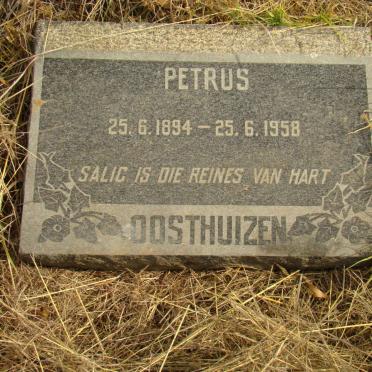 OOSTHUIZEN Petrus 1894-1958