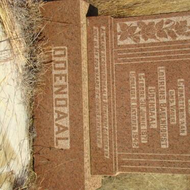 ODENDAAL Lourens Badenhorst 1871-1942