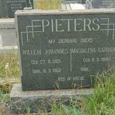 PIETERS Willem Johannes 1905-1963 &amp; Magdalena Catharina 1908-