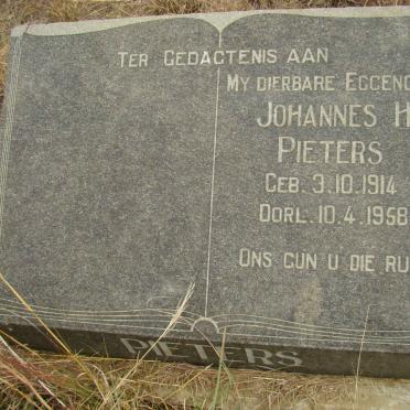 PIETERS Johannes H. 1914-1958