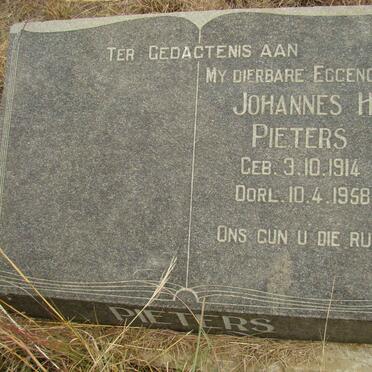 PIETERS Johannes H. 1914-1958