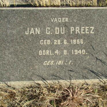 PREEZ Jan C., du 1856-1940