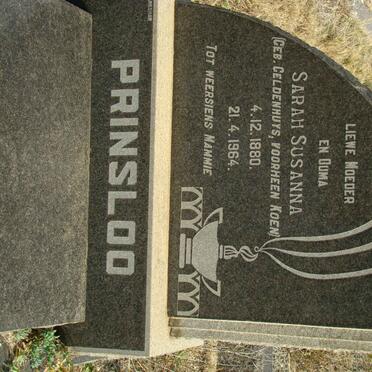 PRINSLOO Sarah Susanna voorheen KOEN nee GELDENHUYS 1880-1964