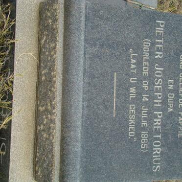 PRETORIUS Pieter Joseph -1965