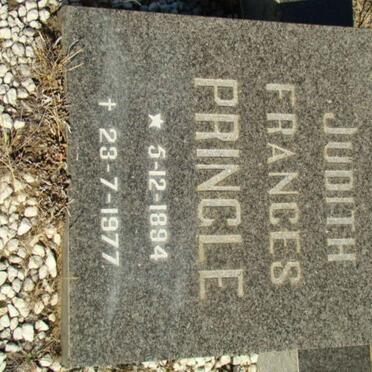 PRINGLE Judith Frances 1894-1977