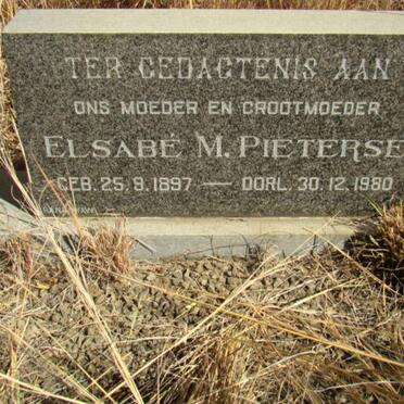 PIETERSE Elsabe M. 1899-1938