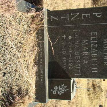 PENTZ Elizabeth Maria 1892-1979