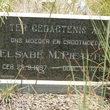 PIETERSE Elsabe 1897-1988