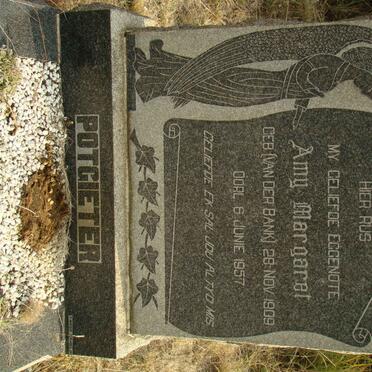 POTGIETER Amy Margaret nee VAN DER BANK 1909-1957