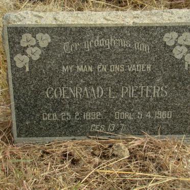 PIETERS Coenraad L. 1892-1960