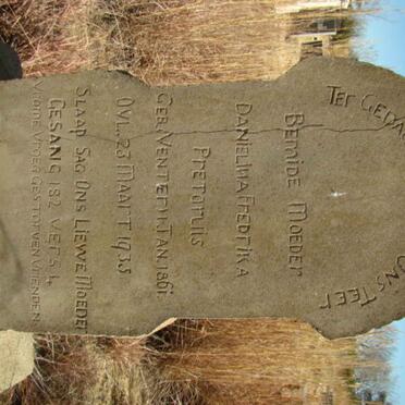 PRETORIUS Danielina Fredrika 1861-1933