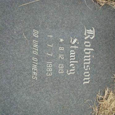 ROBINSON Stanley 1919-1983