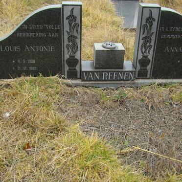 REENEN Louis Antonie, van 1903-1983 &amp; Anna Leonie 1920-
