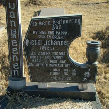 REENEN Pieter Johannes, van 1960-1994