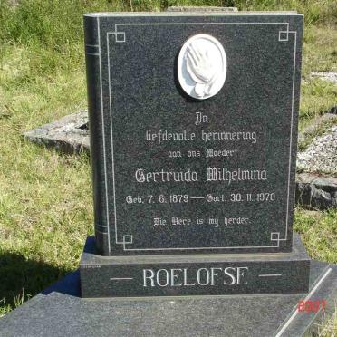 ROELOFSE Gertruida Wilhelmina 1879-1970