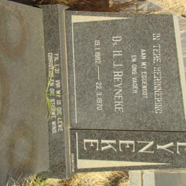 REYNEKE H.J. 1882-1970