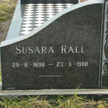 RALL Susara 1898-1988
