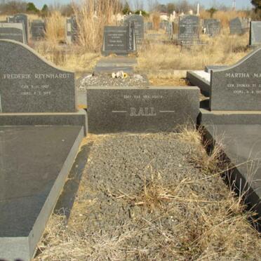 RALL Frederik Reynhardt 1907-? &amp; Martha Maria