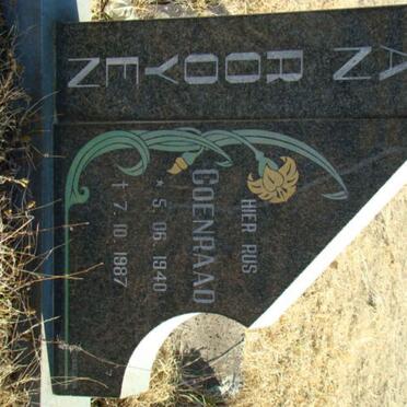 ROOYEN Coenraad,van 1940-1987