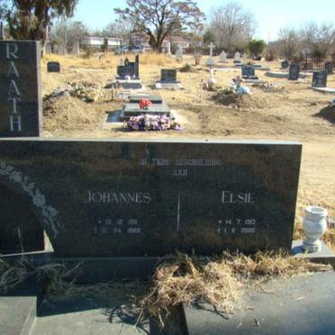 RAATH Johannes 1???-19?? &amp; Elsie 1913-2005