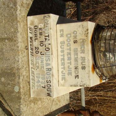 ROSSOUW Lourita Louisa 1937-1945