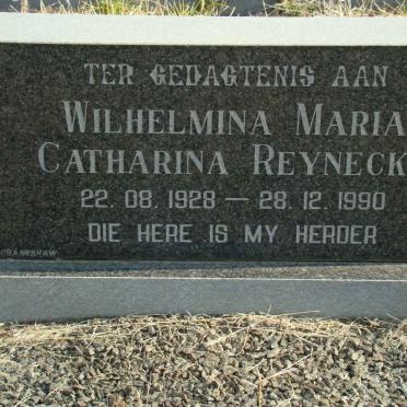REYNECKE Wilhelmina Maria Catharina 1928-1990
