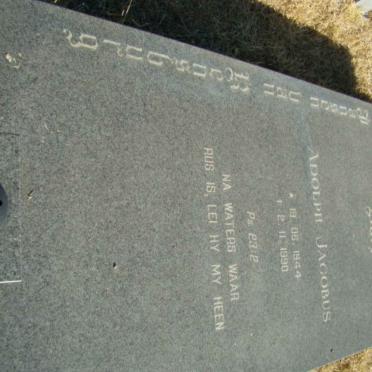 RENSBURG Adolph Jacobus, Jansen van 1944-1990