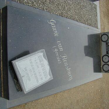 RENSBURG Hendrik, Janse van 1955-2003 :: VAN RENSBURG Gawie